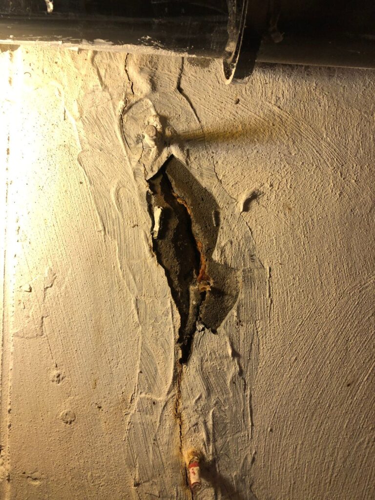 crack repair wrong way